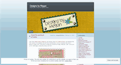 Desktop Screenshot of meganscraps.wordpress.com