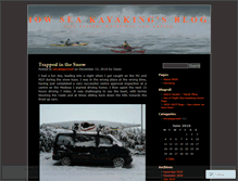 Tablet Screenshot of iowseakayaking.wordpress.com