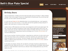 Tablet Screenshot of bethsblueplate.wordpress.com