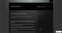 Desktop Screenshot of collegewrestlingreport.wordpress.com