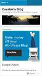 Mobile Screenshot of cavatus.wordpress.com