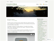 Tablet Screenshot of cavatus.wordpress.com