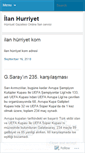 Mobile Screenshot of ilanhurriyet.wordpress.com