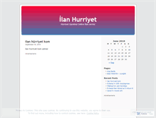 Tablet Screenshot of ilanhurriyet.wordpress.com