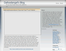 Tablet Screenshot of dafoodangel.wordpress.com