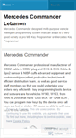 Mobile Screenshot of mercedescommander.wordpress.com