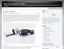 Tablet Screenshot of mercedescommander.wordpress.com