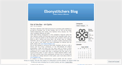 Desktop Screenshot of ebonystitchers1.wordpress.com