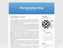 Tablet Screenshot of ebonystitchers1.wordpress.com