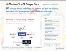 Tablet Screenshot of mentokbangka.wordpress.com