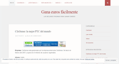 Desktop Screenshot of ganaeurosfacilmente.wordpress.com