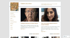 Desktop Screenshot of cadernodacritica.wordpress.com