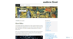 Desktop Screenshot of andrewfrost.wordpress.com