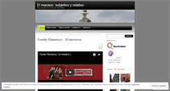 Desktop Screenshot of elmacaco.wordpress.com