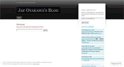 Desktop Screenshot of jayoyakawa.wordpress.com