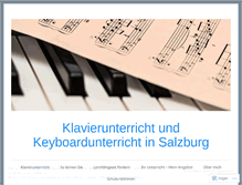 Tablet Screenshot of klavierunterrichtsalzburg.wordpress.com
