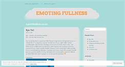 Desktop Screenshot of emotionalfullness.wordpress.com