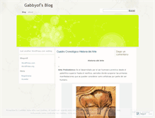 Tablet Screenshot of gabbyof.wordpress.com