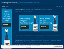 Tablet Screenshot of freedomguerrillamonster.wordpress.com