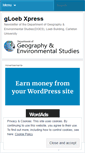 Mobile Screenshot of carletongeography.wordpress.com