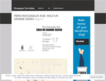 Tablet Screenshot of giuseppecarrubba.wordpress.com