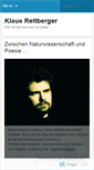 Mobile Screenshot of klausreitberger.wordpress.com