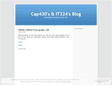 Tablet Screenshot of cap430.wordpress.com