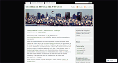 Desktop Screenshot of clustermusicauy.wordpress.com