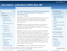 Tablet Screenshot of dossmedical.wordpress.com