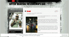 Desktop Screenshot of kickingleukemiasass.wordpress.com