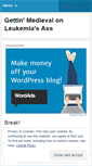 Mobile Screenshot of kickingleukemiasass.wordpress.com