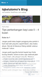 Mobile Screenshot of iqbalutomo.wordpress.com