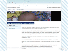 Tablet Screenshot of iqbalutomo.wordpress.com