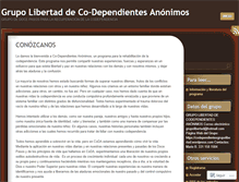 Tablet Screenshot of codependientesgrupolibertad.wordpress.com