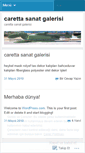 Mobile Screenshot of carettasanatgalerisi.wordpress.com