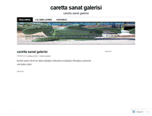 Tablet Screenshot of carettasanatgalerisi.wordpress.com