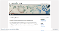 Desktop Screenshot of enucuzmetin2yang59.wordpress.com