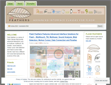 Tablet Screenshot of flashfeathers.wordpress.com
