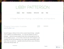 Tablet Screenshot of libbypatterson.wordpress.com