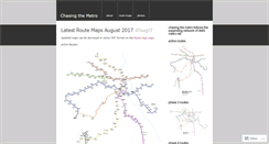 Desktop Screenshot of chasingthemetro.wordpress.com