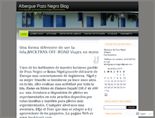 Tablet Screenshot of alberguepozonegro.wordpress.com
