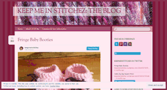 Desktop Screenshot of keepmeinstitchez.wordpress.com