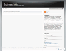 Tablet Screenshot of geobiologiaesaude.wordpress.com