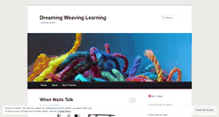Desktop Screenshot of dreamweavelearn.wordpress.com