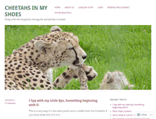 Tablet Screenshot of cheetahsinmyshoes.wordpress.com