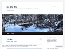 Tablet Screenshot of justmeandmo.wordpress.com