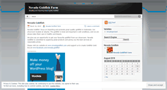 Desktop Screenshot of nevadagoldfishfarm.wordpress.com