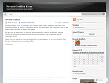 Tablet Screenshot of nevadagoldfishfarm.wordpress.com