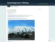Tablet Screenshot of epmediagroup.wordpress.com