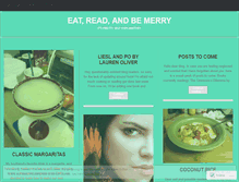 Tablet Screenshot of eatreadbemerry.wordpress.com